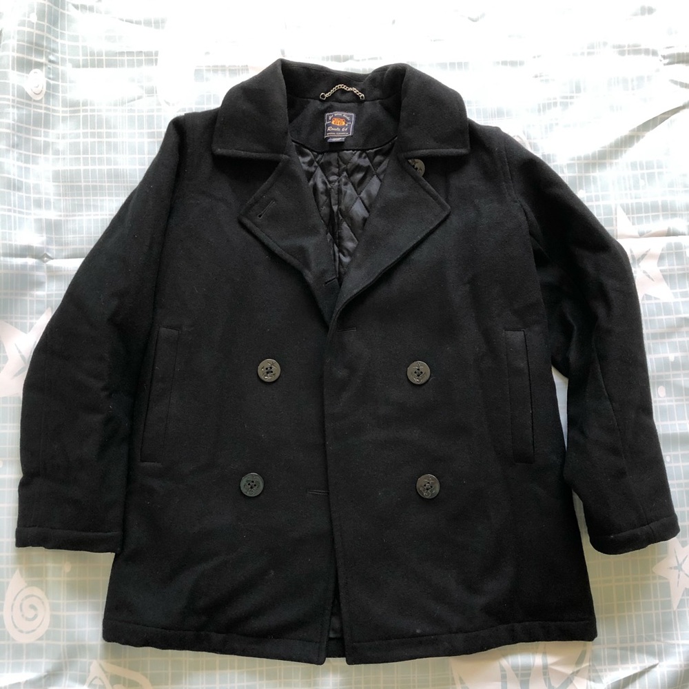 Route 66 women’s medium black pea coat